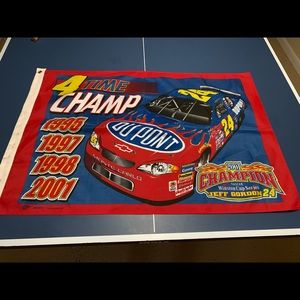 Jeff Gordon 4-Time Champ Flag